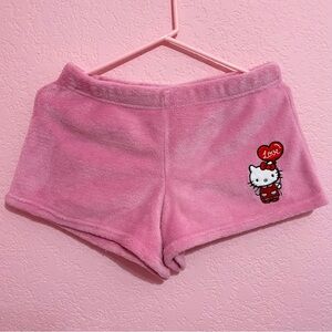 hello kitty pink pajama shorts